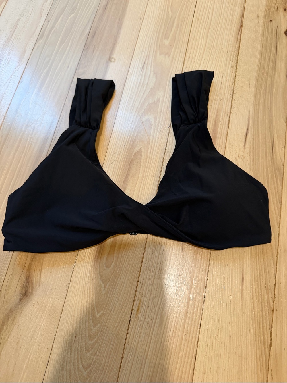 Aerie black bikini top! Real soft - size medium!